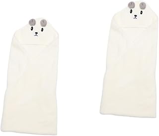 ibasenice 2 Pçs Capa De Bebê Toalha De Banho Recém-Nascido Toalha De Banho De Algodão Toalhas De Banho De Algodão Cobertores Frios Para Dormir Panos De Lavagem Infantil Panos De Bebê