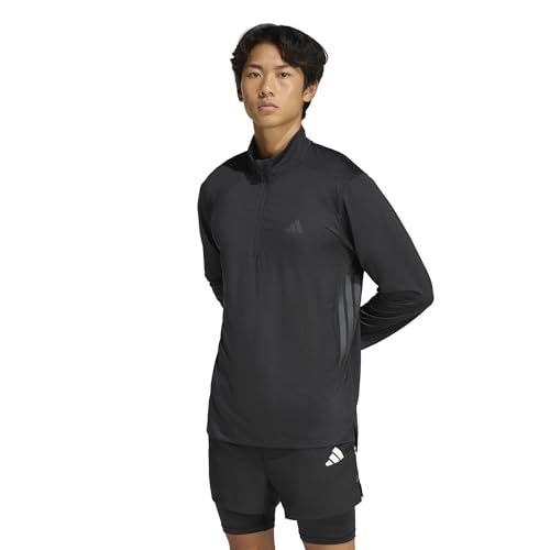 adidas Men's Tech Essentials Workout 1/4 Zip, Black, X-Small at