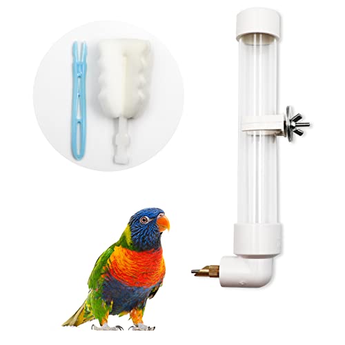 Automatic Bird Water Bottle - No Drip Hanging Drinker for Small Pets Birds Parrots Parakeets Finches Cockatiels - image 8