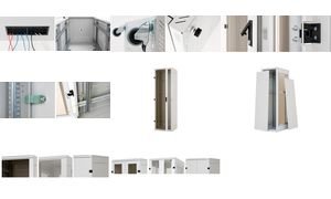 TRITON RMA-22-A81-CAX- - Armadio di rete RMA, 48,36 cm (19"), colore: Grigio chiaro