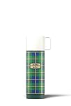 Thermos - Revival Green Flask (500ml) - Premium Leak Proof Insulated Tea & Coffee Flask for Hot & Cold Drinks, Built-in Cup, Push Button Stopper, BPA-Free, Durable Steel