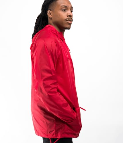 Image of Cottonhood Packable Windbreaker Jacket for Men - Water-Resistant Pullover Windbreaker, Nylon Shell, Lightweight Rain Jacket