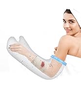 SUPERNIGHT Waterproof Cast Cover for Shower, Adult Half Arm Dressing Cover/Watertight Cast Bandag...