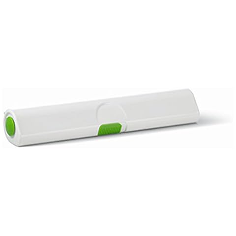 Emsa 508270 Click & Cut dispenser for foil or plastic wrap, length 33 cm, green/white Cover