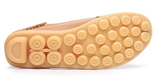 Image of VenusCelia Women's Natural Comfort 2 Walking Flat Loafer | Casual Shoes