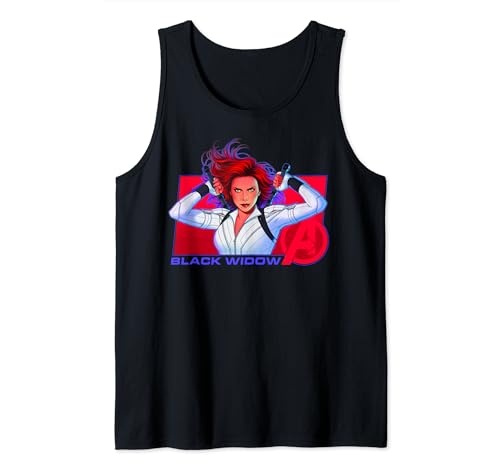 Débardeur Black Widow Marvel violet vêtement geek pour femme
