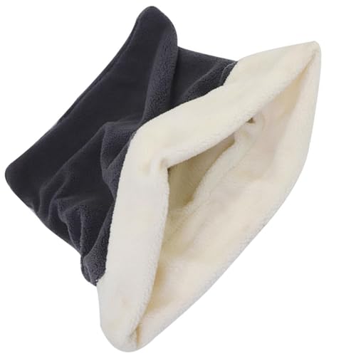 Fukamou Hundeschlafsack - Langlebiges, Verstaubares Haustier-Schlafbett, Bequem, Waschbar,Welpen-Höhlenbett, Weiches- Fleece, Winter, Warm Für Katzen, Schlafsack, Nest, Höhlenbett