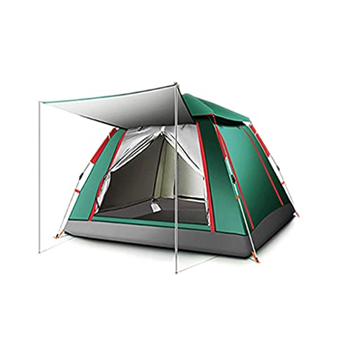 Outdoor Camping Family Tents, Green/Blue Spacious Portable Water-Resistant Tent, 215&;215&;140CM /240&;240&;154CM
