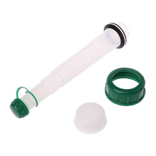 Yintiod 1 Set Plastic Corrugated Pipe Tools for 1L Capacity Oil Pot Bottle Accessory Kit