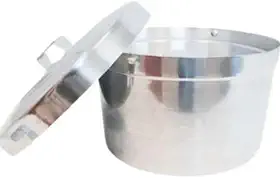 Forma para Pudim Especial com Tampa em Alumínio - Capacidade 1,6L