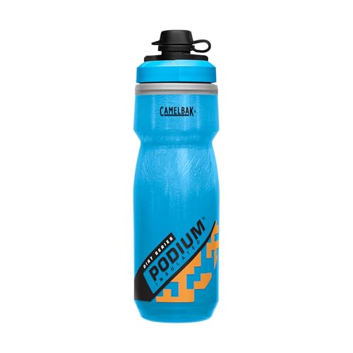 CAMELBAK Bidón Podium Dirt Chill Azul/Naranja, 620 ml, 21oz