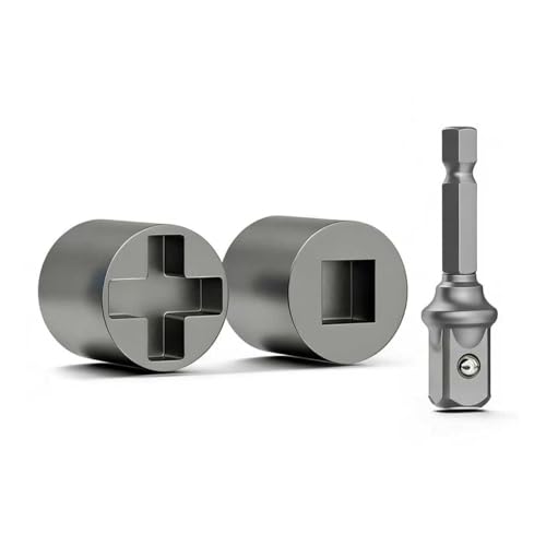 Adaptador de gato de tijera para taladro manual, herramienta de elevación de metal reforzado con adaptador de conversión, para la mayoría de gatos automáticos portátiles, para diversos escenarios de mantenimiento (plata) miniatura 1