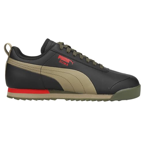 PUMA Kids Boys Roma Tipoff Sneakers Shoes Casual - Black, Grey