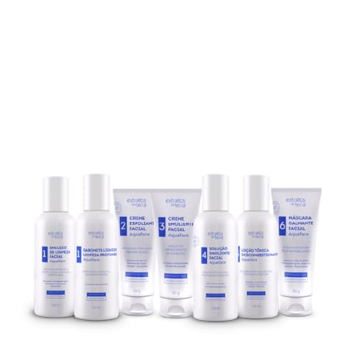 Kit Limpeza De Pele Aquaface Completo Prosissional - Extratos da ...