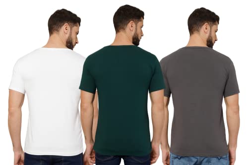 Image of T-Shirt for Men - 100% Cotton Casual T-Shirt | Half Sleeve, Round Neck 4 Way Stretch Fabric | Slim Fit T-Shirt