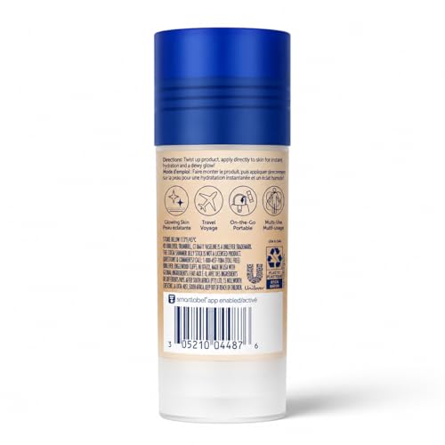 Image of Vaseline Cocoa Shimmer Jelly Stick 40g | Hydrating Body Glow Balm for Radiant Shimmering Skin | Portable Moisture Stick