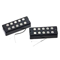 Perfect for use in neck and bridge positions during live gigs or studios, this bass pickup set reduces unwanted noise while enhancing playability on various bass models Designed for acoustic output and compatibility with multiple bass guitars, this p...