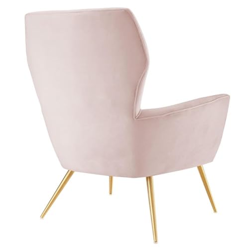 Sillón Retro Glam Terciopelo Rosa miniatura 5