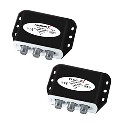 2x PremiumX PXD-21 Conmutador DISEqC Interruptor 2/1 Switch protección contra la intemperie DVB-S/DVB-S2 SAT Satellite DIGITAL FullHD 4K | Ya disponible en tu tienda friki favorita! En mundofriki.es!