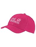 Schirmmütze Jack Wolfskin Kinder Kids Baseball Luftige Cap, Pink, ONE Size (49-55CM)