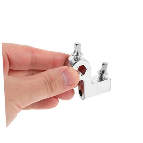 Soporte para mazo pedal de batería BESPORTBLE funda metálica miniatura 4