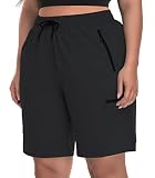 SEKINO Women's Plus Size Hiking Cargo Shorts Lightweight Quick Dry Summer Shorts Athletic Outdoor Sh