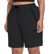 Amazon.com: SEKINO Women's Plus Size Hiking Cargo Shorts