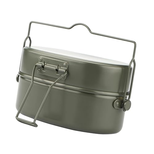 Boîte à déjeuner de camping portable isotherme double formation