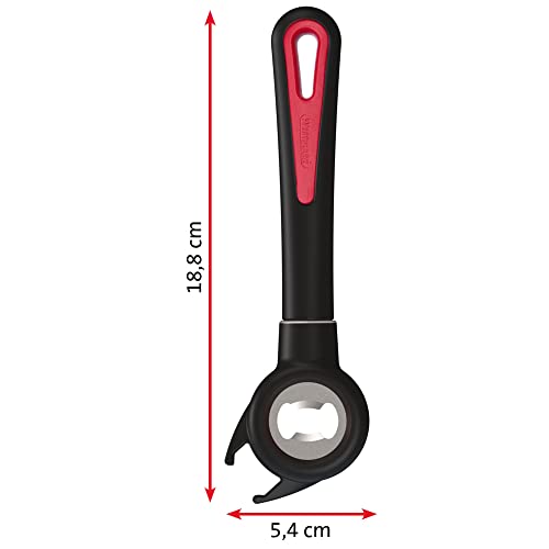 Westmark Multi Opener, PP, TPE, Stainless Steel, Gallant, Large, Black/Red/Silver, Groß - Image 4