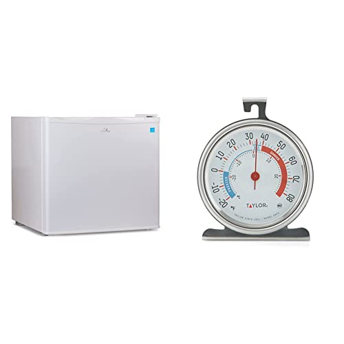 Commercial Cool CCUK12W 1.2 Cu. Ft. Upright Freezer with Adjustable Thermostat Control and R600a Refrigerant, White