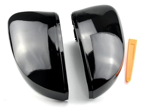 Coque de rétroviseur VW Polo 5 6R 6C noir brillant de 2009 à 2017
