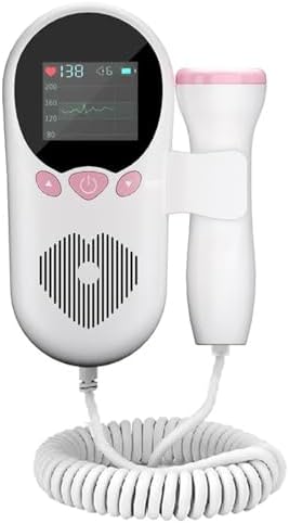 Fetal Doppler Care Analysis Professional Fetal Doppler High Accuracy Baby Heart Rate Monitor with LCD Screen, Suitable for Pregnant Mothers