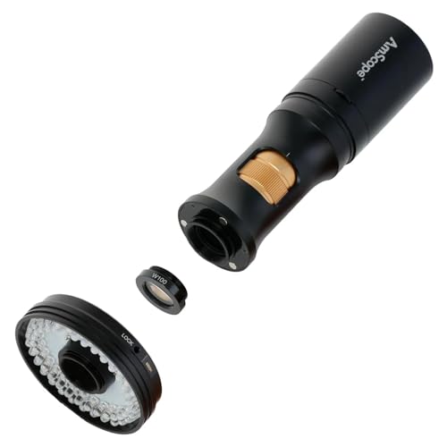 Image of AmScope - 1080p HDMI All-in-One Digital Microscope with Zoom Optics on Double-Arm Boom-Stand - DM756H2D-DAB