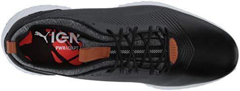 Puma Golf Men's Ignite Pwradapt Leather 2.0 Golf Shoe, Black, 11 M US | Image 4