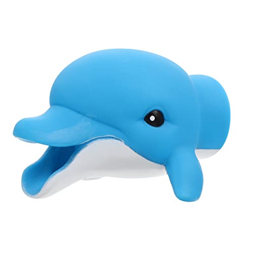 BESPORTBLE Adorable Faucet Extension for Cute Animal Design Water Tap Extender for Easy Hand Washing Portable Bathroom Faucet Guide for Safe Vinyl Material Encourages