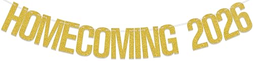 Four Ever Sweet Gold Homecoming 2026 Banner Funny Graduation Party Decorations Housewarming Decorations We Missed You So Much Decor Party Supplies