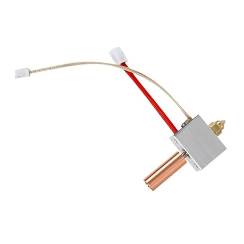 3D Printer Hot End Nozzle, Aluminum Stainless Steel Brass, Compatible with PLA ABS PETG TPU Wood Filament, Fast Heating 