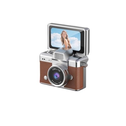 Cámara digital mini con pantalla rotatoria de 180° y filtro múltiple miniatura 1
