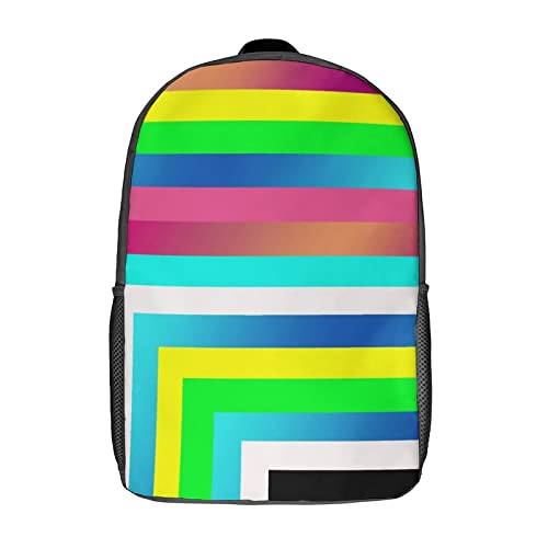 Sac à dos unisexe cartable Geometry Fashion pour l'école et les sorties