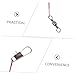 YARNOW 100PCS High Strength Bite Wire Leader Rigs with Swivel Snap Fishing Accessory for Bass Pike and More Pulling Force and Reduces Fish Alertness