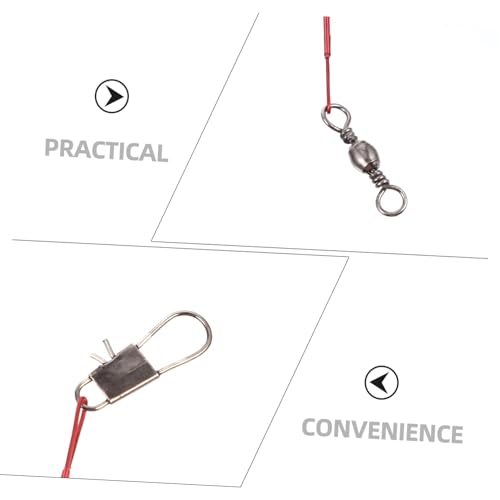 YARNOW 100PCS High Strength Bite Wire Leader Rigs miniatura 3
