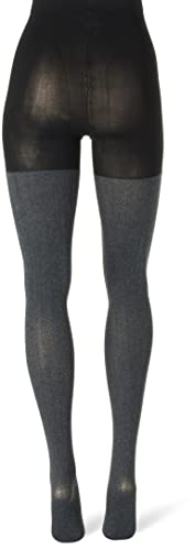 Image of Berkshire Women's Berkshire Herringbone Rib Tights With Non-control Top and Reinforced Toe
