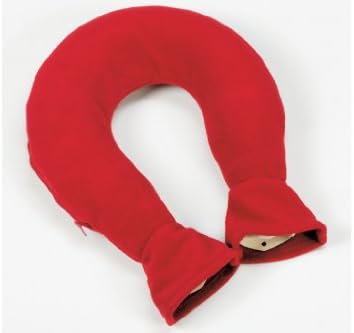 Sanger Red Fleece Covered Neck Hot Water Bottle - Made in Germany
