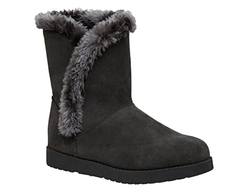 CUSHIONAIRE Women's Heather pull on boot +Memory Foam