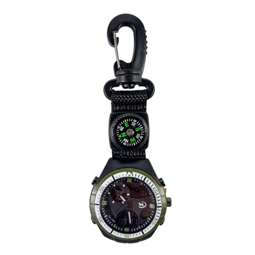 Reloj para senderismo con mosquetón ideal para camping y rutas nocturnas en la montaña