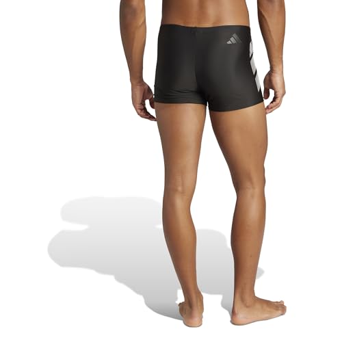 adidas Herren BIG Bars Swim Boxers, Black, 38