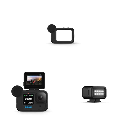 Gopro Media Mod (Hero11 Black/Hero10 Black/Hero9 Black) - Official Gopro Accessory & Display Mod - Official Accessory, 1080P & Light Mod - Official Gopro Accessory #TOP6