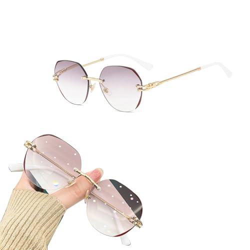 Genérico Gafas De Lectura Reading Bisagras Resorte Glasses Comodas Gafas De Presbicia Antirreflejos Gafas Presbicia HD,Marcos Ligeros Gafas Para Ordenador Mujer Protección UV(4)