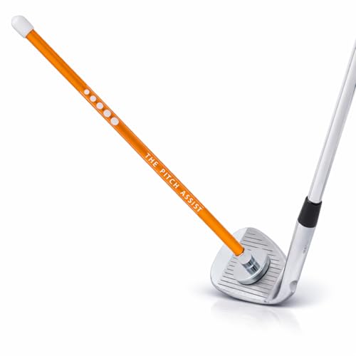 Golf Alignment Rods: Magnetic Club Alignment Stick Demonstrates Correct Golf Swing Aim, Golf Training Aid Magnet Lie Angle Tool Training Aids Visualize and Align Your Golf Shot, Orange