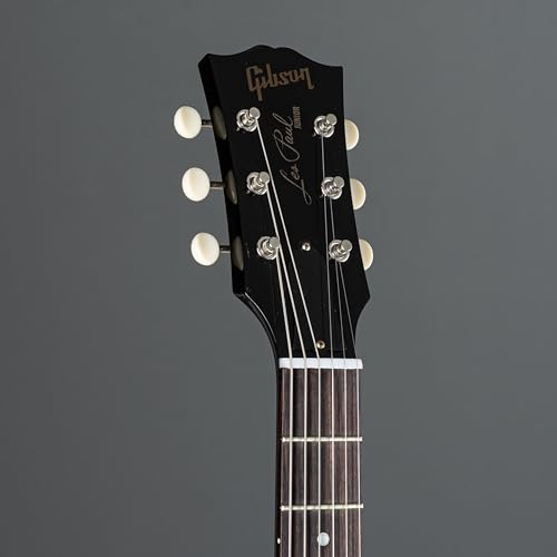 Gibson 1958 Les Paul Junior Double Cut VOS NH Ebony #831348 – Guitare Électrique à Coupe Simple - Les Beatles, Paul McCartney, John Lennon, RIngo Starr, George Harrison Gibson 1958 Les Paul Junior Double Cut VOS NH Ebony #831348 - Guitare Électrique à Coupe Simple – Image 5